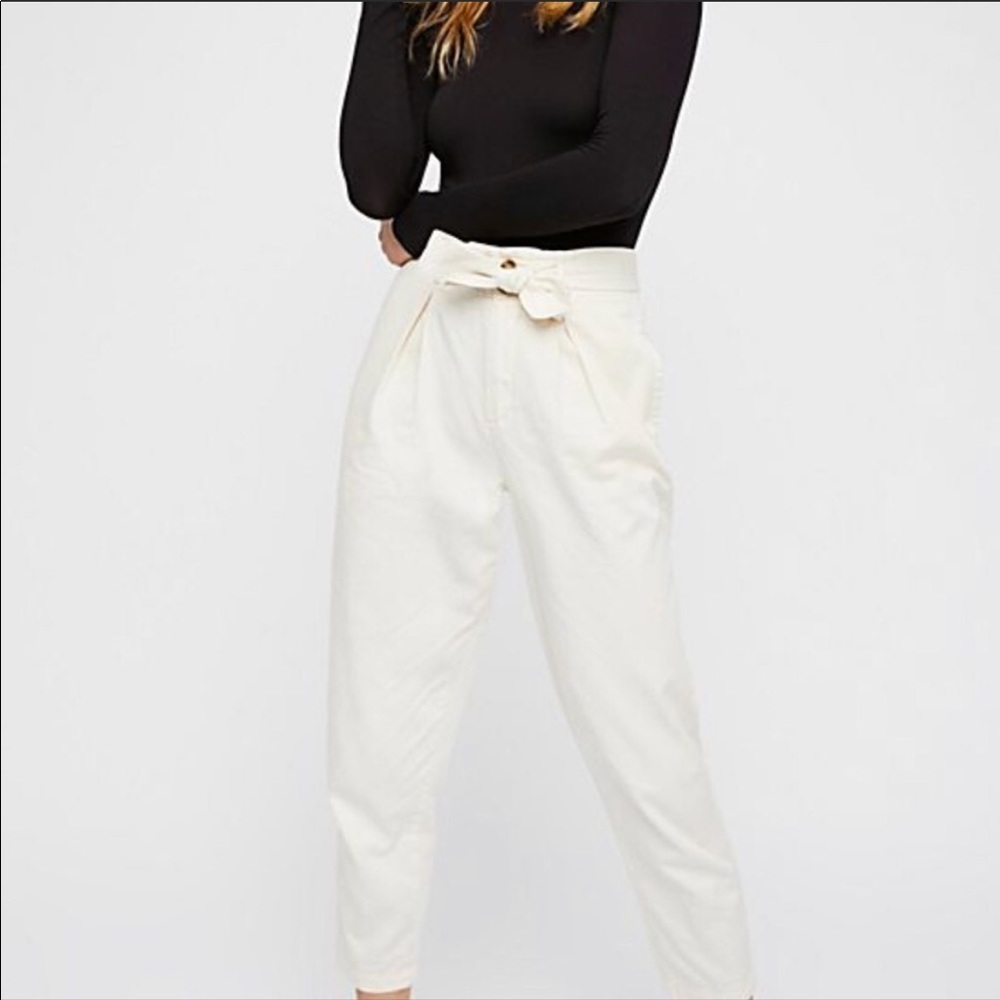 Free People cream pants